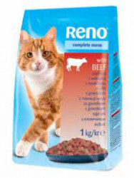 Reno Poultry для кішок зі смаком яловичини 10кг