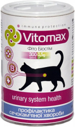 Витамины Vitomax профилактика мочекаменной болезни для котов 300табл.150г
