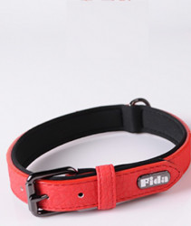 Ошейник для собак Fida Collar leash М 30-40см красный