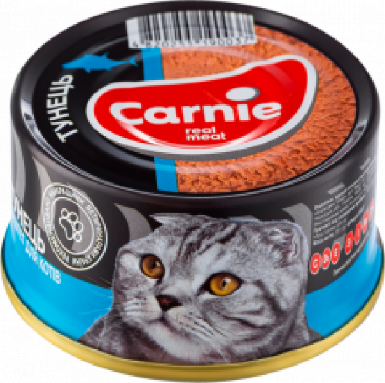 Паштет для кошек с тунцом "Carnie" 95г