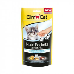 Ласощі для кошенят GimCat Nutri Pockets JUNIOR 60г