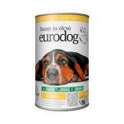 Eurodog консервы для собак  з птахом 1.24кг