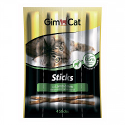 Лакомство для кошек GimCat Sticks 4 шт. (ягненок)