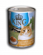 Корм King cat  влажный со вкусом птицы 415г