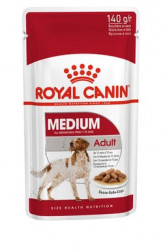  Вологий корм Royal Canin Medium Adult для дорослих собак середніх розмірів вагою від 11 до 25 кг 140г(от10шт)
