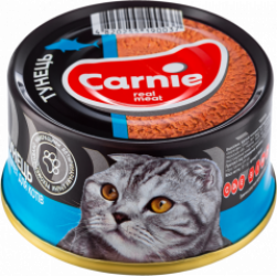 Паштет для кішок з тунцем "Carnie" 95г
