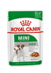 Вологий корм Royal Canin Mini Adult для дорослих собак дрібних розмірів до 10кг, 85г(Від 10шт в асортименті)