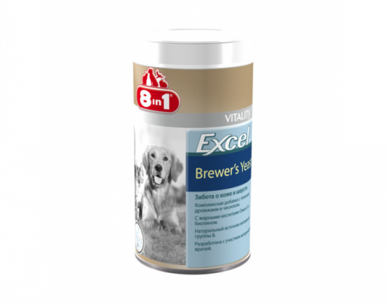 Витамины 8 in1 Excel Brewers Yeast для собак и котов 1430шт