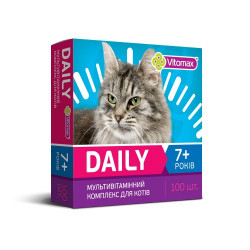 Мультиватаминный комплекс Daily Vitomax для котов старше 7лет,100шт