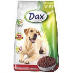 DAX сухой корм для собак говядина 10 кг.