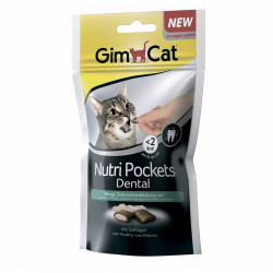 Лакомство для кошек GimCat Nutri Pockets 60 г (лосось)
