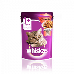 Whiskas Casserole Консерви для кішок з яловичиною в желе 85г (від 10шт)