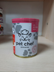Паштет для кошек Асорти "Pet Chef" 360г