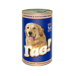 ГАВ Консерва для собак с кроликом в аппетитном соусе 1,24 кг