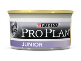 Консерва Purina Pro Plan Junior для кошенят Мус з куркою, 85г