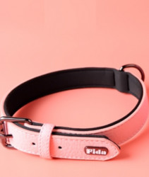 Ошейник для собак Fida Collar leash S 23-30 см розовый