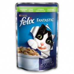 Влажный корм Felix Fantastic-с кроликом в желе 100г(от 10шт в ассортименте)