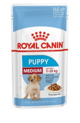  Вологий корм Royal Canin Medium Puppy для цуценят середніх порід 140г ( от10шт)